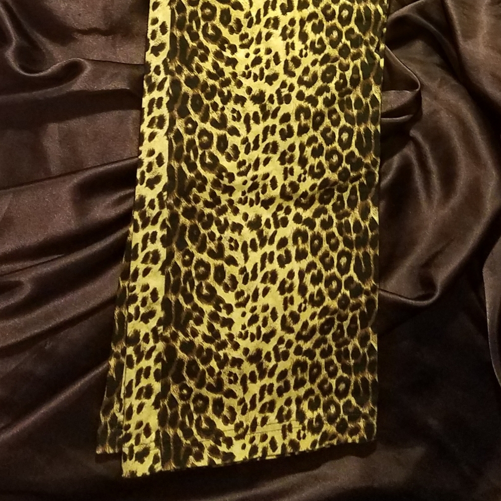 Vintage Blue Leopard Pants Size 13 - Picture 5 of 6